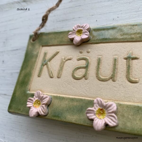 Gartenschild "Kräutergarten" – Bild 4