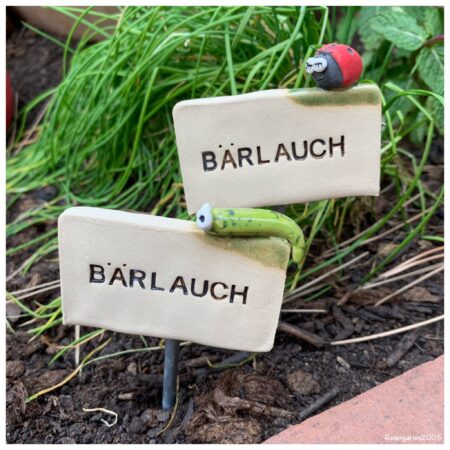 Kräuterschild "Bärlauch"