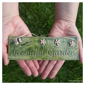Gartenschild "bee*utiful Garden"