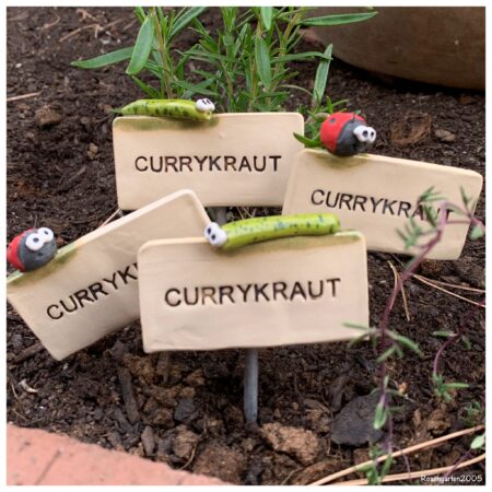 Kräuterschild „Currykraut“