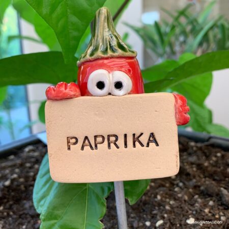 Gemüseschild Paprika