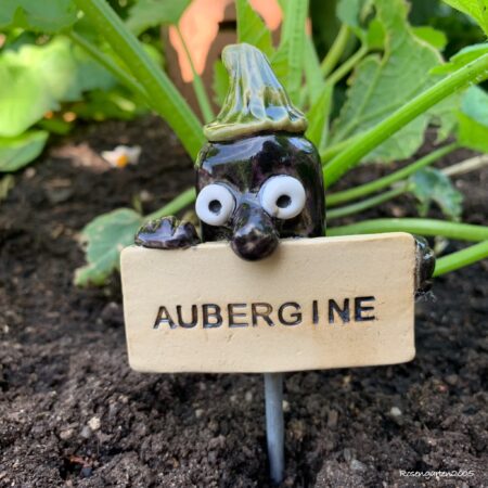 Gemüsestecker Aubergine