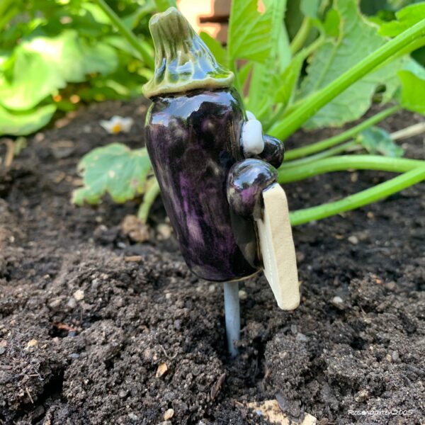 Gemüsestecker Aubergine