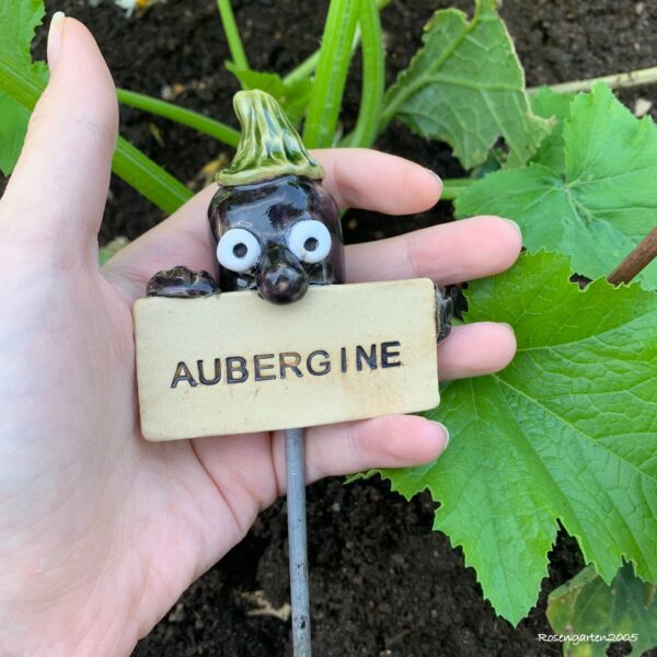 Gemüsestecker Aubergine