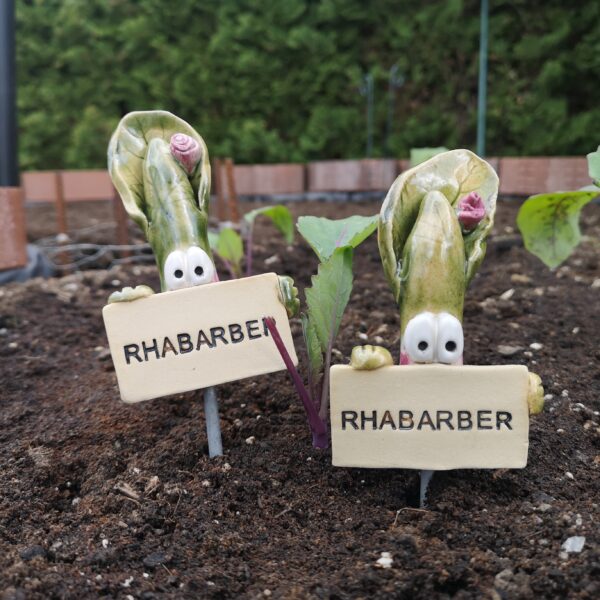 Gemüsestecker Rhabarber – Bild 2