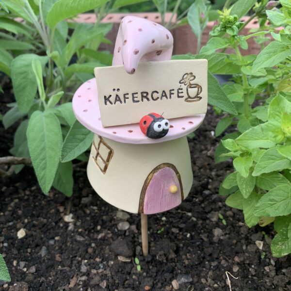 Insektenhotel Käfercafe rosa