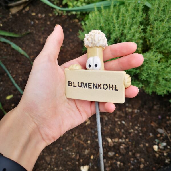 Gemüsestecker Blumenkohl – Bild 3