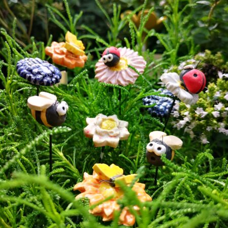 Blumenstecker aus Keramik – Bunte Akzente für deinen Garten