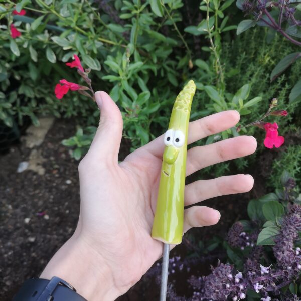 Gemüsestecker freches Gemüse Spargel – Bild 7