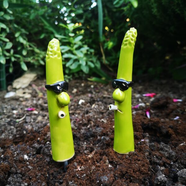 Gemüsestecker freches Gemüse Spargel – Bild 4