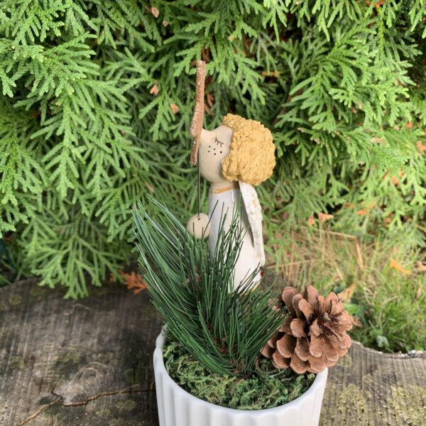 Engelchen Weihnachten Gartenkeramik – Bild 5