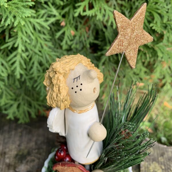 Engelchen Weihnachten Gartenkeramik – Bild 8