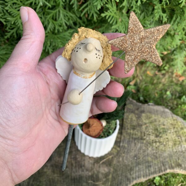 Engelchen Weihnachten Gartenkeramik – Bild 9
