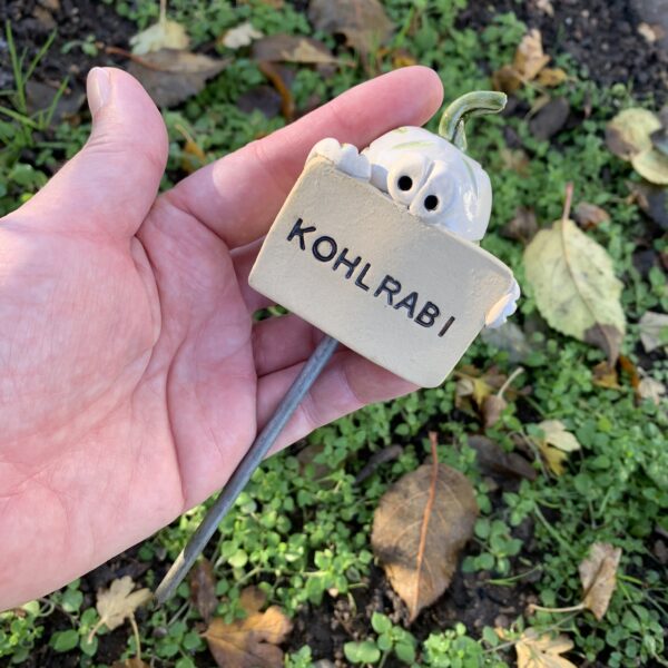 Gemüsestecker für Andrea Kohlrabi und Radieschen – Bild 4